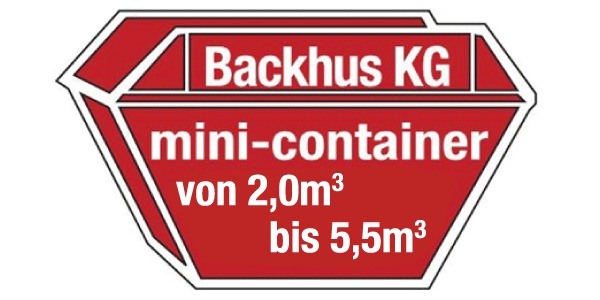 Logo Containerdienst Backhus KG Mini-Container Rhein-Main-Taunus Hofheim