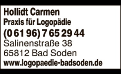 Logo Hollidt Carmen Praxis für Logopädie Bad Soden