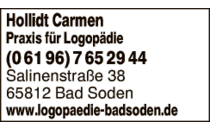 Logo Hollidt Carmen Praxis für Logopädie Bad Soden