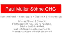 Logo Paul Müller Söhne OHG Kelkheim