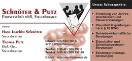 Bildergallerie Schröter & Putz Part.G mbB Steuerberater Witzenhausen