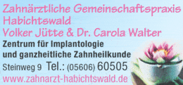 Bildergallerie Zahnarztpraxis Habichtswald Volker Jütte und Kollegen Zahnärzte Habichtswald