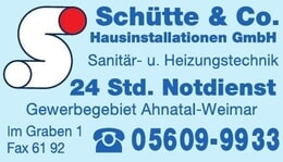 Bildergallerie Schütte & Co.Hausinstallationen GmbH Ahnatal