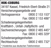 Bildergallerie HUK-COBURG Angebot & Vertrag Kassel