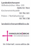 Eigentümer Bilder Ev. Kirche von Kurhessen-Waldeck Sitz der Bischöfin u. Landeskirchenamt, Amt für Revision, Kircheneintr Kassel
