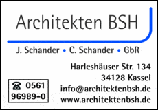 Bildergallerie Architekten BSH - J. Schander   C. Schander GbR Kassel