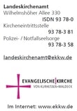 Bildergallerie Ev. Kirche von Kurhessen-Waldeck Sitz der Bischöfin u. Landeskirchenamt, Amt für Revision, Kircheneintr Kassel