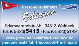 Bildergallerie Personenschiffahrt Edersee 
