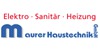 Logo Maurer Haustechnik GmbH Elektro Sanitär Kassel
