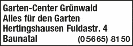 Bildergallerie Grünwald Gartencenter GmbH & Co. KG Baunatal