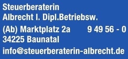 Bildergallerie Albrecht I. Steuerberaterin Baunatal