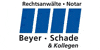 Logo Beyer, Schade & Kollegen Rechtsanwälte · Notar Eschwege