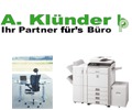 Logo A. Klünder, Ihr Partner für's Büro Wittstock/Dosse