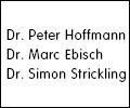 Logo Dr. med. Marc Ebisch, Dr. med. Simon Strickling u. Dr. med. Peter Hoffmann Ärzte für Haut und Geschlechtskrankheiten Paderborn