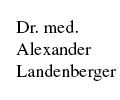 Logo Landenberger Alexander Dr.med. Ludwigsburg