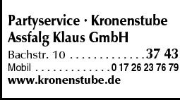 Anzeige Assfalg Klaus GmbH Anzeige Assfalg Klaus GmbH