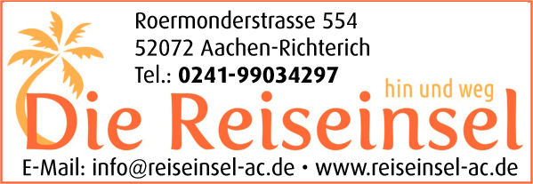 Anzeige Die Reiseinsel Reisebüro