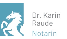 Kundenlogo von Raude Karin Dr. Notarin