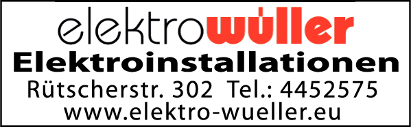 Anzeige Elektro Wüller GmbH Inh. E. Sivro