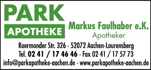 Anzeige Park-Apotheke Inh.: Markus Faulhaber e.K.