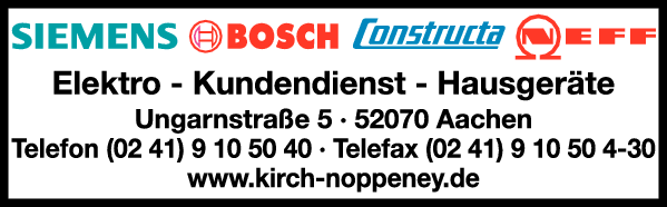 Anzeige Kirch & Noppeney Elektro