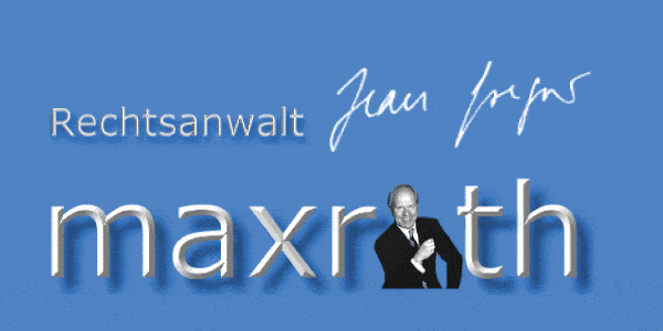 Kundenlogo Maxrath Gregor Rechtsanwalt Kundenlogo Maxrath Gregor Rechtsanwalt