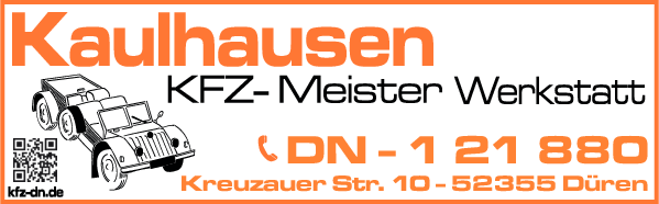 Anzeige Kaulhausen Dirk KFZ-Meisterwerkstatt
