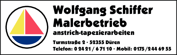 Anzeige Schiffer Wolfgang Malerbetrieb
