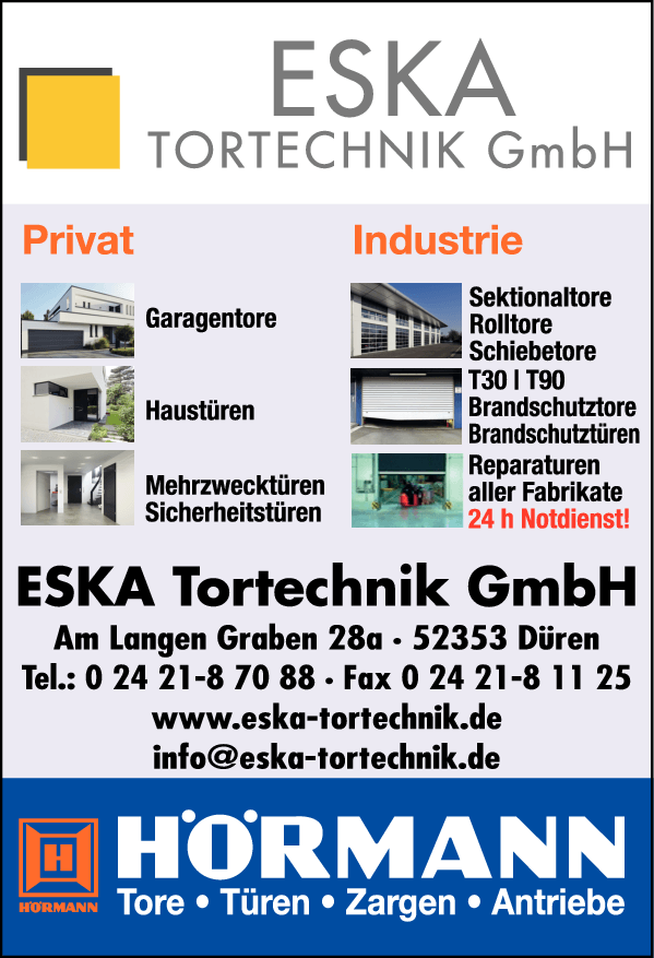 Anzeige ESKA Tortechnik GmbH