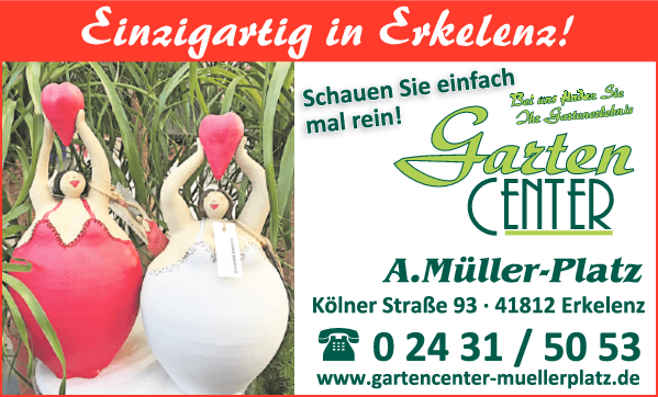 Anzeige Gartencenter A. Müller-Platz GmbH & Co. KG