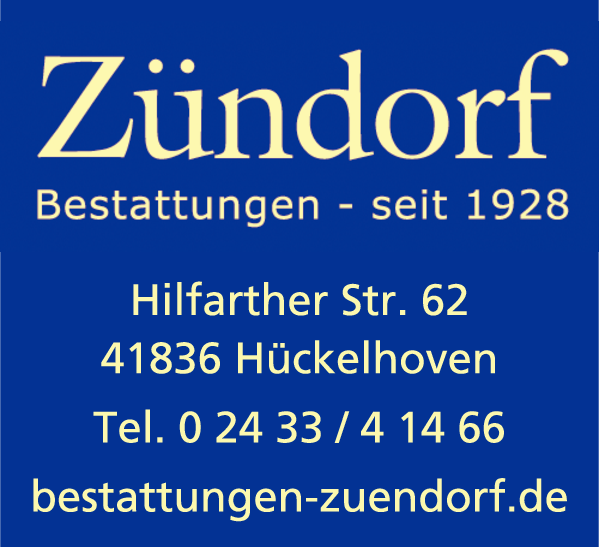 Anzeige Bestattungen Zündorf