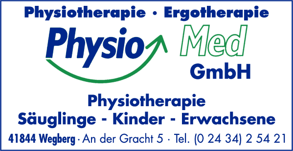 Anzeige Physio Med GmbH Krankengymnastik, Physiotherapie, Ergotherapie, Logopädie