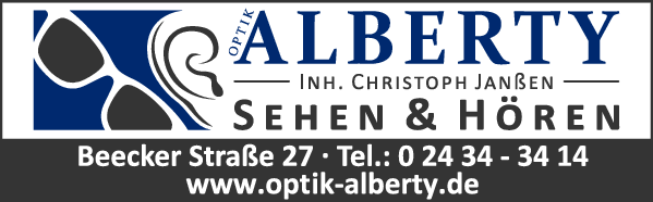 Anzeige Optik Alberty Sehen & Hören Christoph Janßen