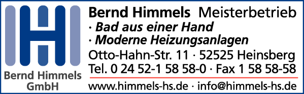 Anzeige Himmels Bernd GmbH Heizung & Sanitär