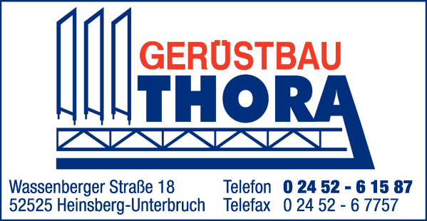 Anzeige Gerüstbau Thora GmbH