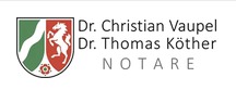 Kundenlogo von Notare Dr. Christian Vaupel und Dr. Thomas Köther