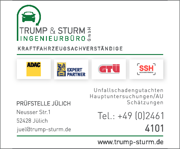 Anzeige Trump & Sturm GmbH Kfz-Sachverständigenbüro