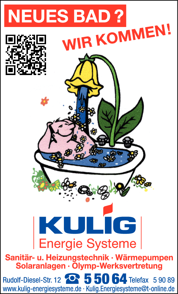 Anzeige Kulig Johannes Energiesysteme GmbH