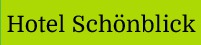 Kundenlogo von Haus Schönblick