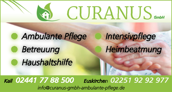 Anzeige CURANUS GmbH Ambulante Pflege und Betreuung