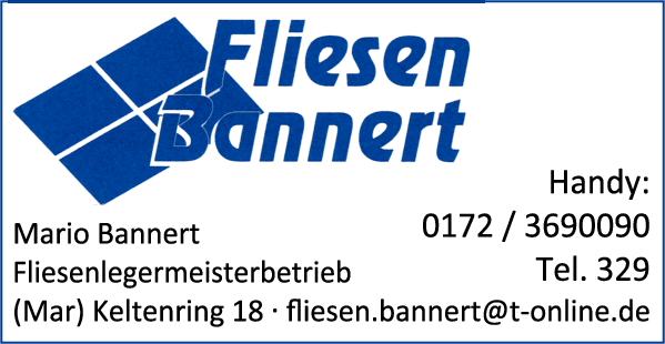 Anzeige Bannert Fliesen