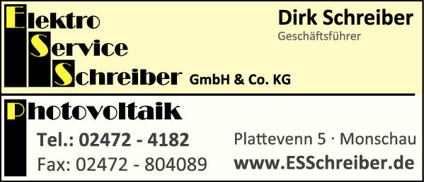 Anzeige Schreiber Dirk Elektro-Service
