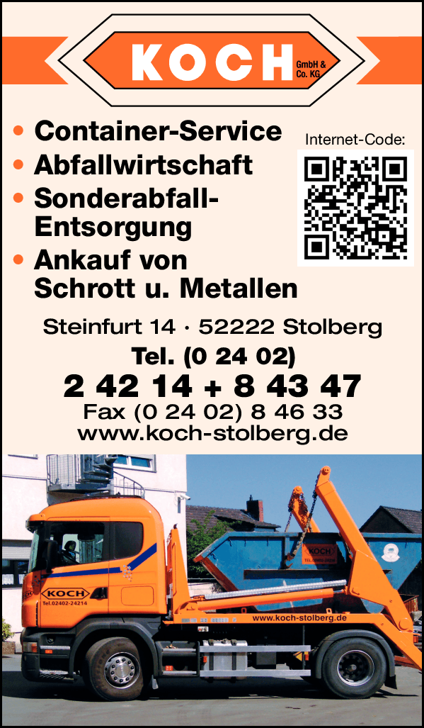 Anzeige Koch Käthe GmbH & Co. KG Abfallwirtschaft