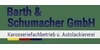 Kundenlogo von Barth & Schumacher GmbH Autolackiererei und Karosseriebau