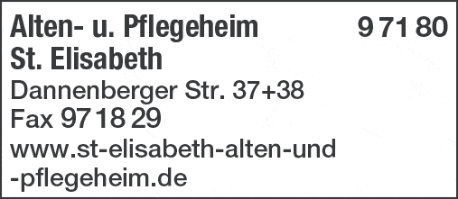 Kundenbild groß 1 Alten- und Pflegeheim St. Elisabeth