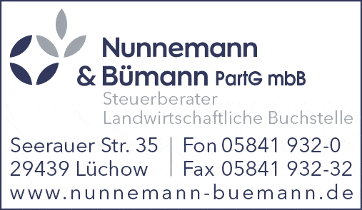 Kundenbild groß 2 Nunnemann & Bümann PartG mbB Steuerberater/ldw. Buchstelle