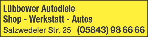 Kundenbild groß 1 Lübbower Autodiele