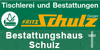 Kundenlogo von Fritz Schulz GmbH Tischlerei und Bestattungen