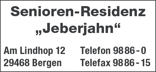 Kundenbild groß 1 Seniorenheim Jeberjahn Betriebs GmbH & Co.KG