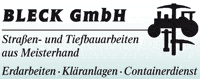 Kundenlogo Bleck GmbH Straßen- und Tiefbauarbeiten